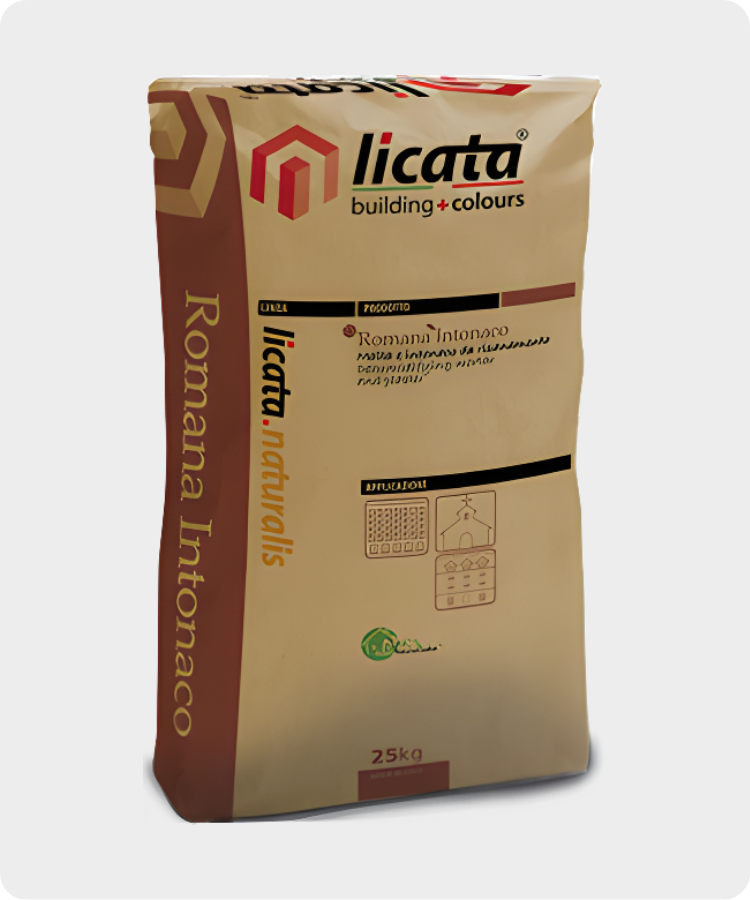 licata romana intonaco lime based plaster for renovation