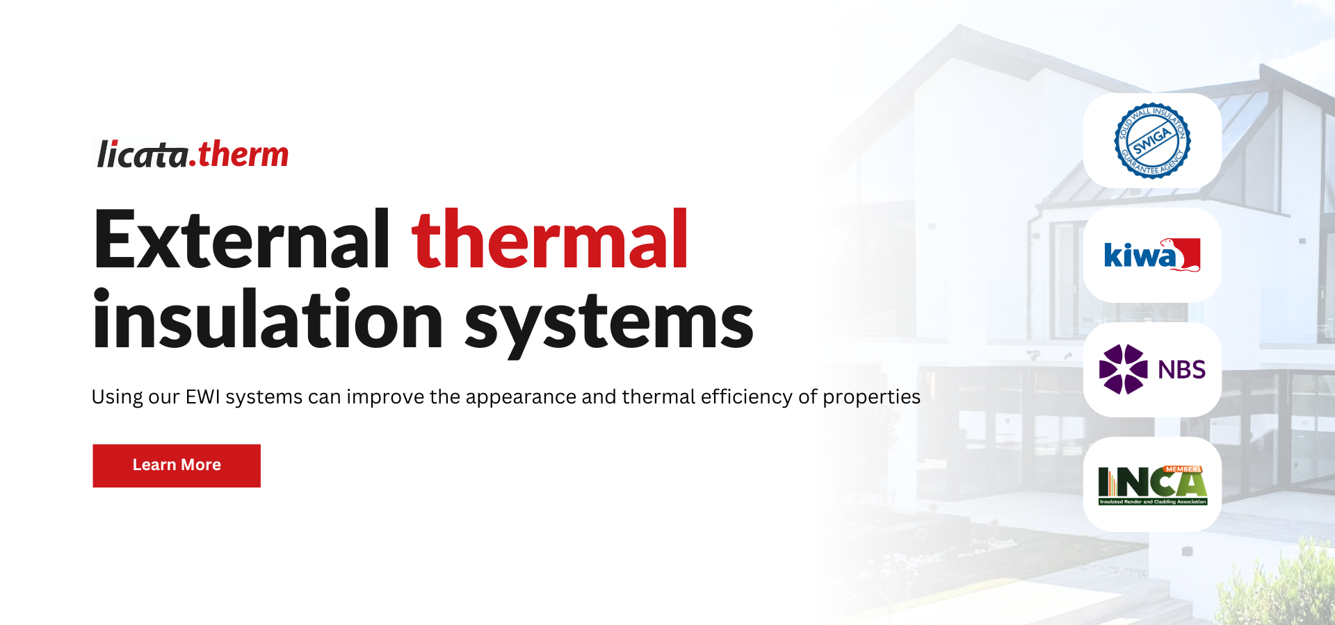 Licata external wall insulation systems.