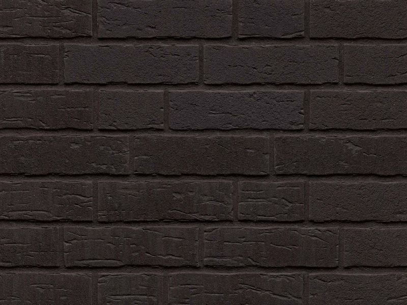 Licata Jet Black Crafted Range clay brick slip